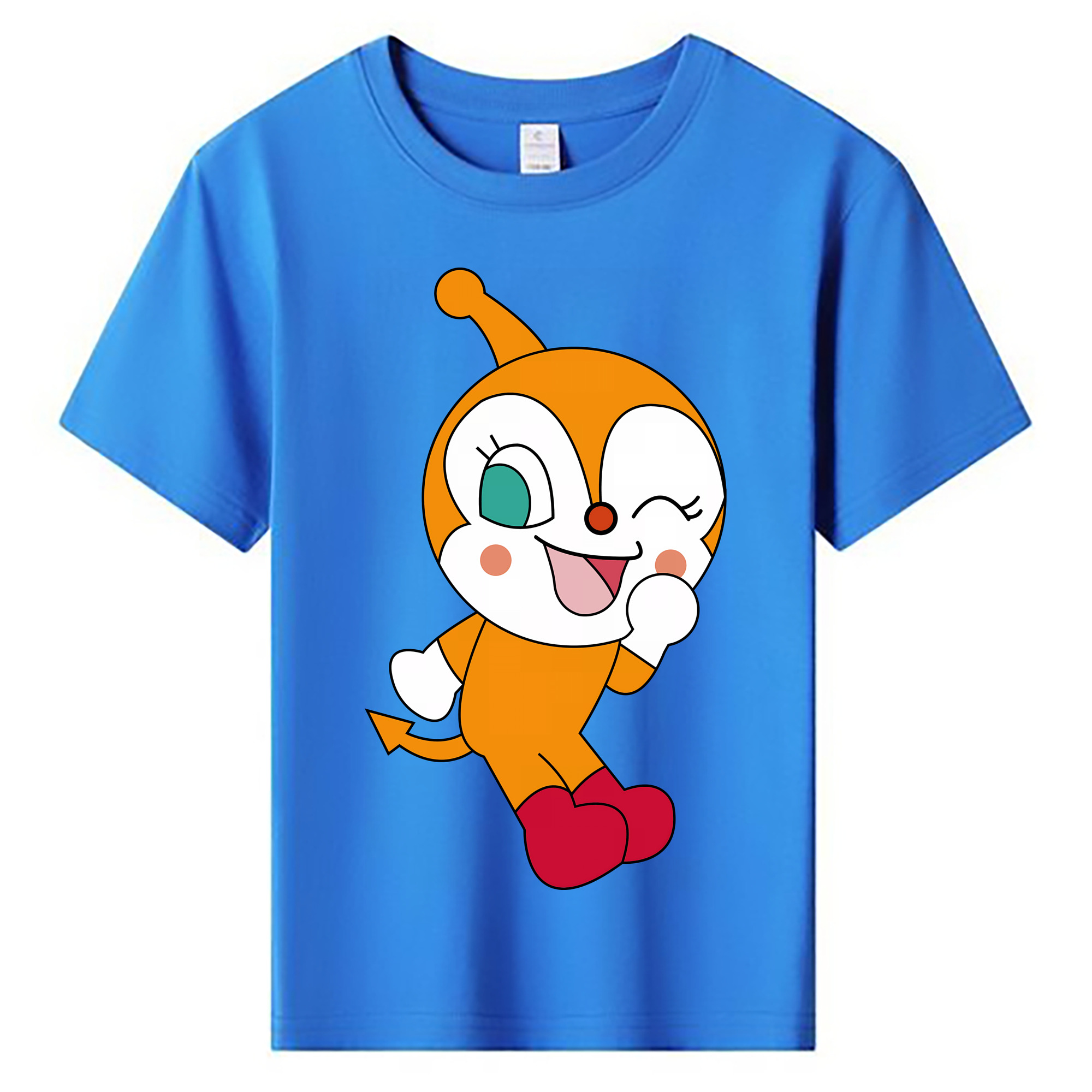 （画像用） アンパンマン Anpanman 綿100％キッズTシャツ（フロントプリント）